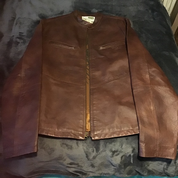 O’Neill men’s leather jacket - Picture 1 of 5